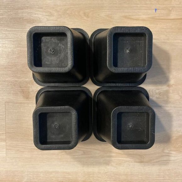 Furniture Bed Furniture Risers Black (4) increase storage bed,sofa, desk,chair - Picture 4 of 8